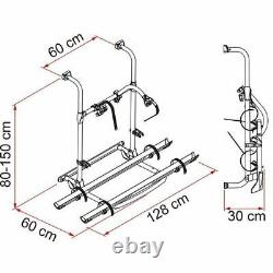 CARRY BIKE PRO BLUE 4 Bike Carrier (02094-09B) 60KG Caravan Motorhome