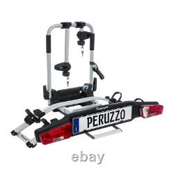 CLEARANCE Peruzzo Zephyr Towbar Cycle E-Bike CarrierTilting 2 Bike Car Towbar