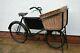 C. 1930s HERCULES LOW GRAVITY VINTAGE BUTCHERS/ CARRIER BICYCLE WITH BASKET