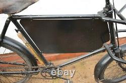 C. 1930s HERCULES LOW GRAVITY VINTAGE BUTCHERS/ CARRIER BICYCLE WITH BASKET