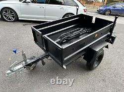 Camping / E Bike Trailer 5' X 3' + Inno Cycle Carrier + Jockey Wheel + 10 Wheel