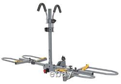 Capstone 2-Bike Hitch Mount Carrier 2 Receiver Anti-Wobble Steel Rack