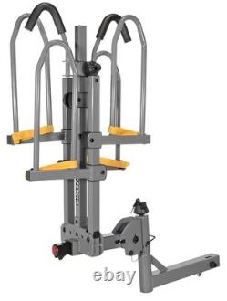 Capstone 2-Bike Hitch Mount Carrier 2 Receiver Anti-Wobble Steel Rack