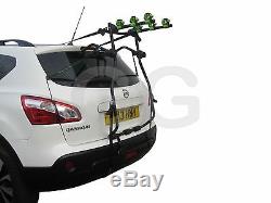 fits Nissan Qashqai 2007-2017 3 Cycle Carrier Rear Tailgate Boot Bike Rack 