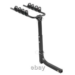 Car Bike Rack, Hitch Mount Bike Rack for 4-Bike, Steel Bicycle Carrier Foldable