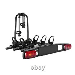 Car Electric Rear Bike Rack 3 Bicycle E Bike Carrier Tow Bar Foldable Lockable