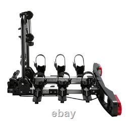 Car Electric Rear Bike Rack 3 Bicycle E Bike Carrier Tow Bar Foldable Lockable