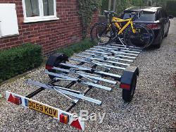Car Road Trailer to Carry 12 Bikes Car Cycle Carrier Tow Bar