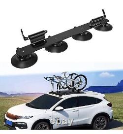 Car Roof Cycle Stand (Suction Cup) Black Heavy Duty