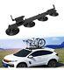 Car Roof Cycle Stand (Suction Cup) Black Heavy Duty