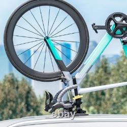 Car Roof Suction Cup Bike Rack with Storage Bag Quick Release Bike Carrier