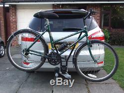 Car Tow Ball Fitment 2 Bike Bicycle Travel Rack Carrier with Number Plate Holder