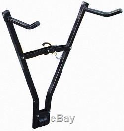 Car Tow Ball Fitment 2 Bike Bicycle Travel Rack Carrier with Number Plate Holder
