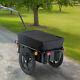 Cargo Trailer Bike Bicycle Carrier Utility Luggage Cart Garden Trolley Wheels
