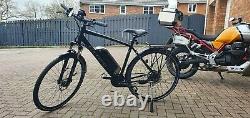 Carrera Crossfire Hybrid E-Bike Mudguards, Rear Carrier, Lights