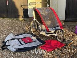 Chariot/Thule Cougar 2 Trailer/Child Carrier + Bike Kit, Running Kit, Travel Bag