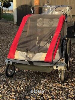 Chariot/Thule Cougar 2 Trailer/Child Carrier + Bike Kit, Running Kit, Travel Bag