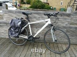 Claud Butler Explorer 400 Hybrid Bike With Panniers & Carrier Rack 20 Frame