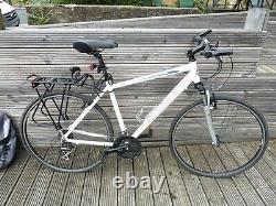 Claud Butler Explorer 400 Hybrid Bike With Panniers & Carrier Rack 20 Frame