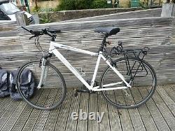 Claud Butler Explorer 400 Hybrid Bike With Panniers & Carrier Rack 20 Frame