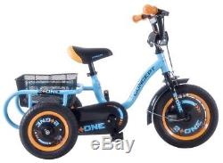 Concept 2 + One Boys Trike with Basket Carrier Blue 12 Wheel Special Needs CN169