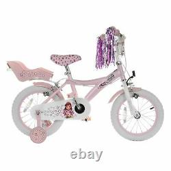 Cosmic Girls Princess 14 Inch Bicycle Cycle Cycling Steel Frame Dolly Carrier