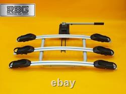 Cycle Carrier 3 Bikes Towball Mounted 45kg Car Rear Tow Bar Ball Tilting Rack UK