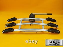 Cycle Carrier 3 Bikes Towball Mounted 45kg Car Rear Tow Bar Ball Tilting Rack UK