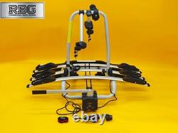 Cycle Carrier 3 Bikes Towball Mounted 45kg Car Rear Tow Bar Ball Tilting Rack UK