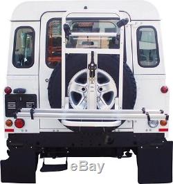 Cycle Carrier Bike Rack 4x4 Landrover Defender Universal Spare wheel mounted