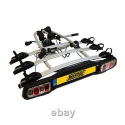 Cycle Carrier Bike Rack Tow Ball Mounted 3 Bicycle Capacity Maypole BC3013