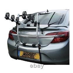 Cycle Carrier Bike Rack x2 High Rear Mounted 3 Bicycles Maypole X551773710