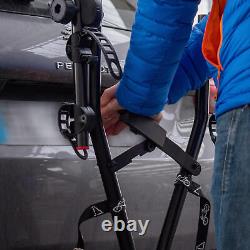 DECATHLON Towbar-Mounted Bike Carrier 2 x 15kg Bicycle Transportation Cycling