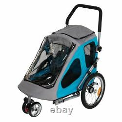 DOG CAT BIKE TRAILER Pushchair Carrier Stroller Jogging Kit Pet Bicycle Ride UK