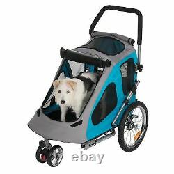 DOG/CAT BIKE TRAILER Pushchair Carrier Stroller Jogging Kit Pet Bicycle Ride UK