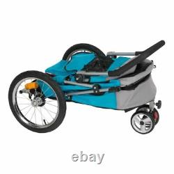 DOG CAT BIKE TRAILER Pushchair Carrier Stroller Jogging Kit Pet Bicycle Ride UK