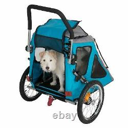 DOG/CAT BIKE TRAILER Pushchair Carrier Stroller Jogging Kit Pet Bicycle Ride UK