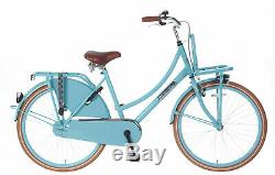 Daily Dutch Bike Basic 26 Inch 46 cm Carrier Girls Turquoise