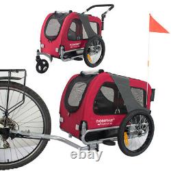 Doggyhut Premium Pet Bike Trailer Bicycle Trailer for Small,Medium or Large Dogs Dog Bicycle Carrier 