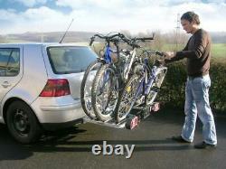 EUFAB Bike Three Carrier For 3 Cycle Rack Rear Towbar Tow BAR
