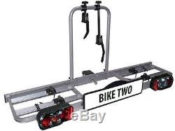 EUFAB Bike Two rack for 2 Cycle VEHICLE Rear carrier Towbar TOW BAR