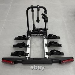 Electric Bike Carrier Rack Heavy Duty 60kg Load 3 Cycle Tow Hitch Black