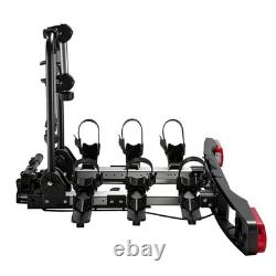 Electric Bike Carrier Rack Heavy Duty 60kg Load 3 Cycle Tow Hitch Black