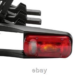 Electric Bike Carrier Rack Heavy Duty 60kg Load 3 Cycle Tow Hitch Black