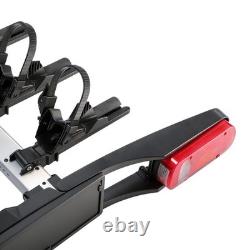 Electric Bike Carrier Rack Heavy Duty 60kg Load 3 Cycle Tow Hitch Black