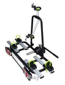 Electric Bike Towbar Rack 2 Bikes 60kg Rear Carrier Tilting 13/7 Pin e-Veturo 2