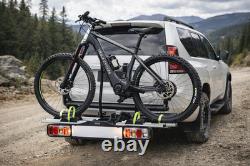 Electric Bike Towbar Rack 2 Bikes 60kg Rear Carrier Tilting 13/7 Pin e-Veturo 2