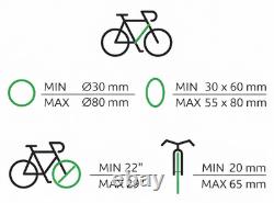 Electric Bike Towbar Rack 2 Bikes 60kg Rear Carrier Tilting 13/7 Pin e-Veturo 2