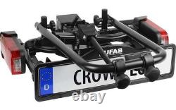 Eufab Bike Carrier CROW For 2 Bikes E-Bike + Accessory Selection