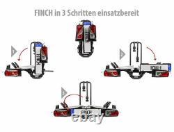 Eufab Bike Carrier FINCH For 2 Bikes E-Bike
